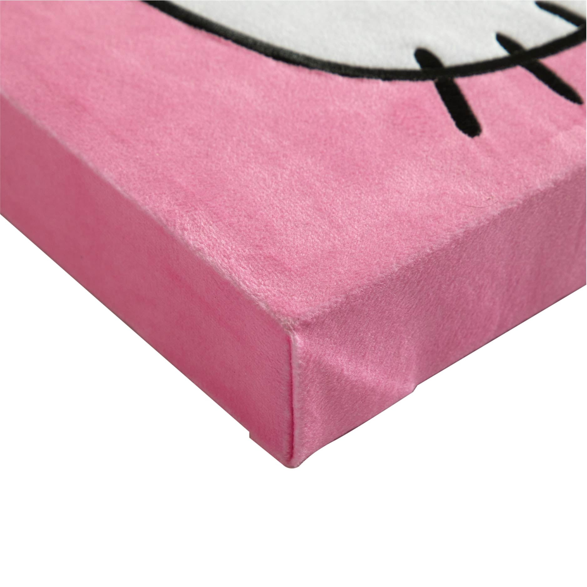 Sanrio Hello Kitty Plush Textured Wall Art for Kids, 12" x 12"