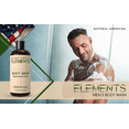 thumbnail image 3 of NATURAL AMERICAN ELEMENTS Men’s Body Wash – Masculine Scent, Paraben Free, Sulfate Free – Men Shower Gel for All Man Skin Types - Hydrates, Cleanses & Nourishes - Made in USA, Naturally Derived, 16 oz, 3 of 11