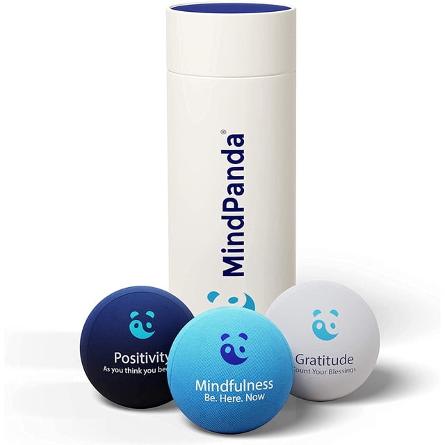 MindPanda 3X Balle Anti-Stress en Gel Ensemble Forces et Tailles Différentes