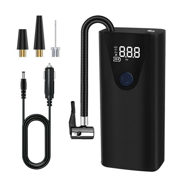 CCOCC Portable Tire Inflator for Car,Nd Efficient Performance Portable Air Compressor,Multiple Inflation Options Air Pump for Car Tires,Plug-in Digital Display