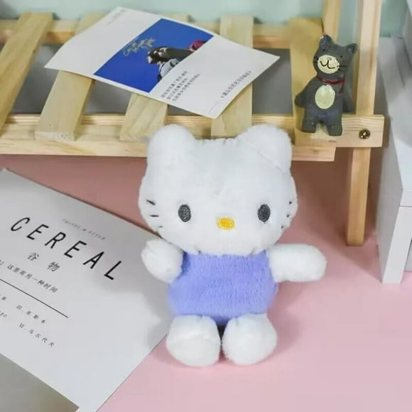 1pcs 15cm Sanrio Hello Kitty Plush Toy Doll Anime Kawaii Doll Pendant Collection Children's Birthday Festival Gift