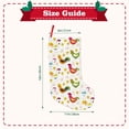 thumbnail image 2 of Zufioo Chickens A for 18-inch Stitching Christmas Stockings, Suitable for Christmas, Christmas Trees, Indoor and Outdoor Holiday Decorations-Short plush, 2 of 8