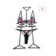 thumbnail image 1 of Sujetador G-string Strappy Lace Underwear Sexy Brief Bowknot Mujer Lencería, S, Negro seitruly XX000115-02, 1 of 7