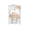 thumbnail image 4 of Brooklyn Kids Twin Over Twin Bunk with Ladder in White, 4 of 8