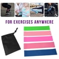 thumbnail image 3 of 5 PCS Sports Exercise Resistance Loop Bands Set Elastic Band Set for Yoga Home Gym Training (2 Sets), 3 of 5
