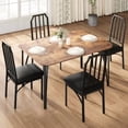 thumbnail image 3 of Kitchen Table with Chairs, 1 Table + 2 Chairs, Vintage, 3 of 9