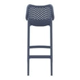 thumbnail image 2 of 41.25" Dark Gray Solid Outdoor Patio Bar Stool, 2 of 8