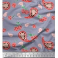 thumbnail image 1 of Soimoi Polyester Crepe Fabric Floral & Paisley Fabric Prints by Yard 42 Inch Wide, 1 of 3