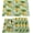 Pineapple Leaves Pattern, variant on Triangle Shape Placemats Set of 6 Rectangle Table Mats Washable Heat-Resistant Place Mat for Kitchen Dining Table Decor Indoor Outdoor