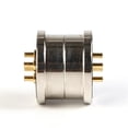 thumbnail image 3 of Yazoeia 2 Pair Spring Loaded Magnetic Pogo Pin Connector,1/2/3/4/5/6 Pin Circular High Current Magnet Suction Male+Female DC Power Charge Probe Charging Socket Connector (2 Pin) CJC912-187966, 3 of 7