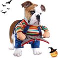 thumbnail image 3 of Disfraces Perro Con Abrigo Cosplay para Halloween 2024 Medianos Y Grandes Bulldog Pug, 3 of 9