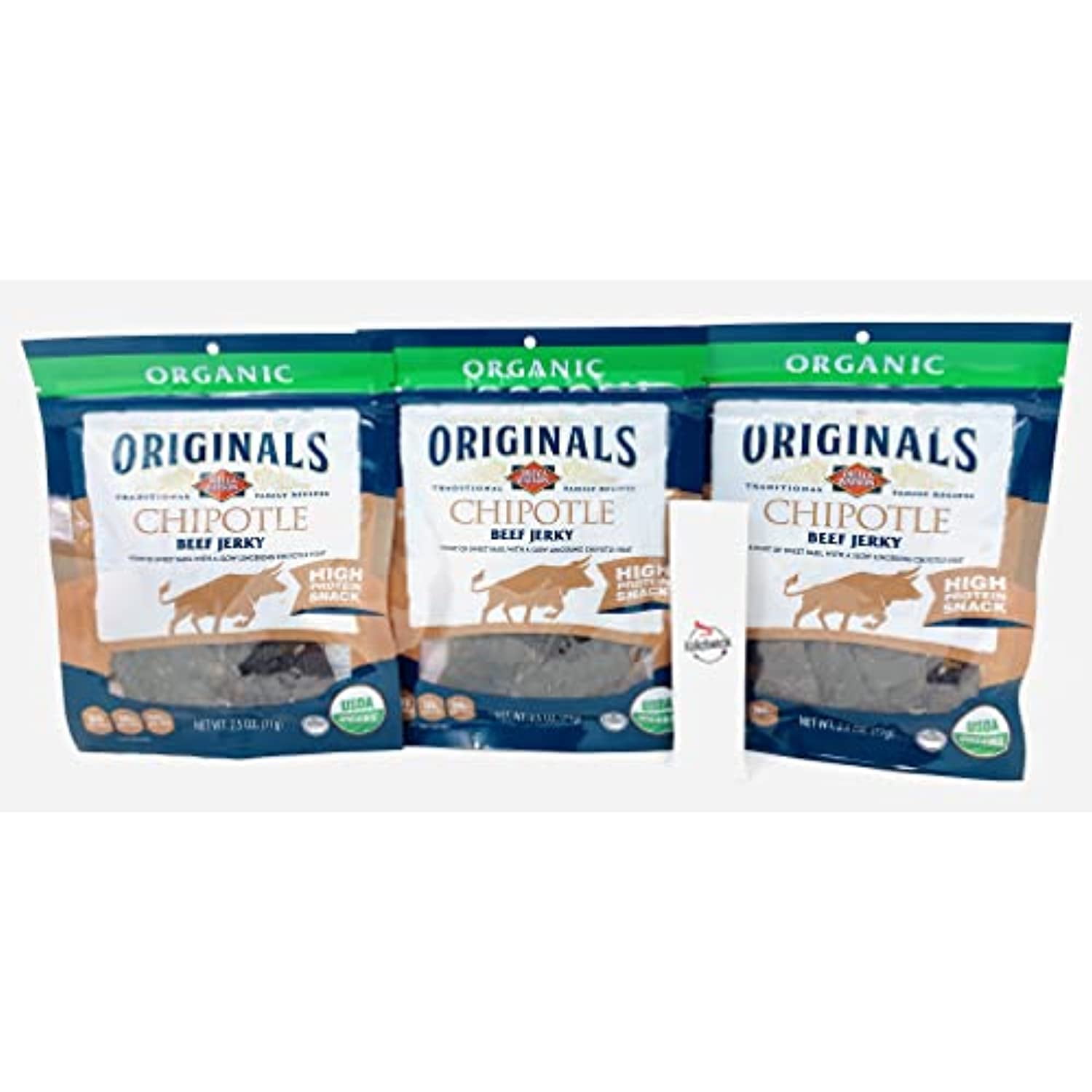 Dietz & Watson Organic Originals Chipotle Beef Jerky High Protein Snack