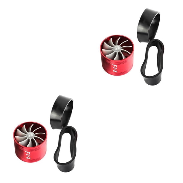 Sidaley Air Intake Turbocompresor Saver Ventilador Azul Rojo 2piezas