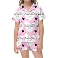 thumbnail image 1 of TZEWGL Night Suit For Infant Short Sleeve Shirt And Shorts 2Pcs Set With Pocket Comfortable Pjs For Infants size 4-5T, 1 of 5