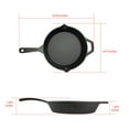 thumbnail image 2 of Taste of Home  10 inch Pre-Seasoned Cast Iron Skillet - Black, 2 of 5