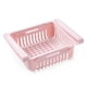 thumbnail image 1 of cajones rosas para refrigerador, estante de almacenamiento ajustable, organizador de capas divisorias para refrigerador, cajón para refrigerador Tiro, 1 of 5