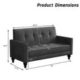 Apeaka Loveseat Sofa Couch Upholstered Small Love seat Modern Couch