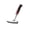 Flat head trumpet-Black and red handle, variant on Multifunctional Professional Camping Hammer Hand Tool High Steel Geological Hammer Integrated Forging
