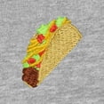 thumbnail image 2 of Dalix Taco Embroidered Fleece Cropped Zip Hoodie Cold Fall Winter Womens in Athletic Heather 2XL XX-Large, 2 of 5