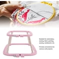 thumbnail image 2 of HUGFEGWE Embroidery Hoop Frame Stand for Needlework, 6-9in Double Layer Embroidery Frame Stitch Hoop Stand Adjustable Integrated Needlework Holder Tool for Desktop Easy to Install (Light U2537-4902, 2 of 9