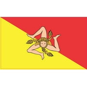 5in x 3in Sicily Flag Magnet Magnetic Italy Car Flags