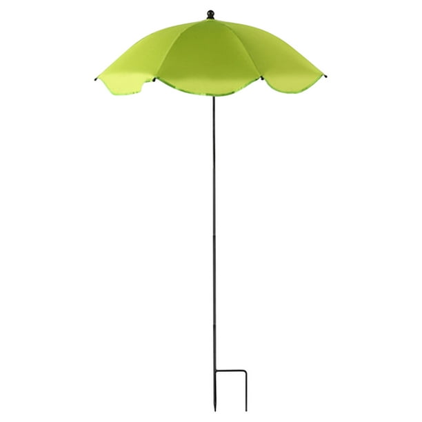 Sombrilla Grande de Jardín con Soporte para Plantas | Sombrilla Exterior con Protección Solar y Contra La Lluvia para Plantas En Maceta | Estructura Metálica Resistente y Cubierta de Tela de Goma