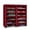 Wine Red, variant on Tcbosik 6-Tier Double-Row Shoe Rack with 9 Lattices, Non-Woven Fabric Shoe Organizer with Alloy Tubes, Space-Saving Shoe Storage Shelf for Entryway, Closet & Bedroom – Coffee Color