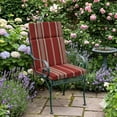 thumbnail image 4 of Outdoor High Back Chair Cushion, Water-Resistant Seat and Back Pad with Ties, Comfortable Portable Cushion for Patio Garden and Camping, 4 of 4