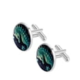 thumbnail image 2 of Sea Horse Stylish Stainless Steel Shirt Clip Cufflink Set for Men's Silver Jewelry - for Formal and Business Attire, 2 of 6