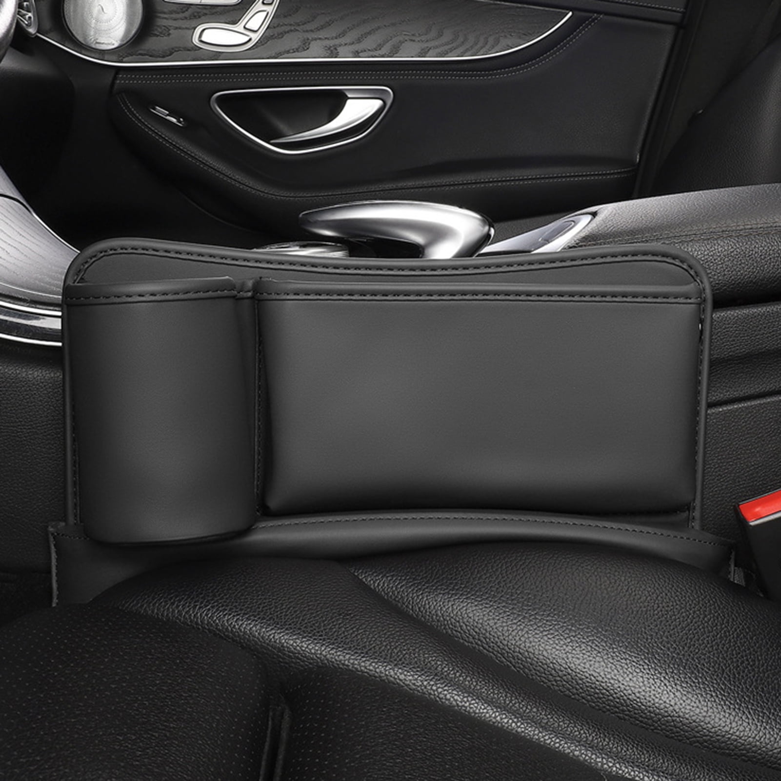 Car Seat Organizer Gap Filler Storage Box Car Side with Cup Holder Left  Side - Kourani Online