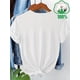 thumbnail image 2 of Women's Casual Short Sleeve T-Shirt - 100% Cotton Summer Vibes Graphic Tee with Colorful Gradient Letter Print, Round Neck Regular Fit for Spring Summer Fall, Machine Washable, Seasonal, Vibrant Prin, 2 of 4