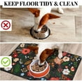 thumbnail image 3 of Dog Food Mats for Floors, Absorbent Quick Dry Pet Cat Food Mat, Dog Bowl Mats for Food and Water Dispenser Mat, Eco-Friendly Dog Accessories Pet Supplies 16"x24", 3 of 6