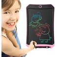 thumbnail image 2 of 8.5 Pouces Coloré Électronique Dessin Pads pour les Enfants, Portable Réutilisable Effaçable Écrivain, Aîné Message Board Numérique Doodle Pad pour 4-8 Ans Garçons (Rose-Cs), 2 of 7