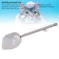thumbnail image 4 of Stainless Steel Mesh Cat Litter Scoop, Long Handle Cat Scooper, Deep Shovel, Metal Scoop for Pet Litter Box with Half Round Shape Design, Ideal for Beaches, Pet Litter Boxes, 4 of 7
