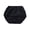 Black, variant on Pack of 4 Elastic Waist Adult Water Incontinences Underwear Protective Diaper Covers Pants