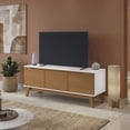 thumbnail image 1 of Mueble TV 55" 3 Puertas 136 cm Blanco/Canela Kappesberg, 1 of 10