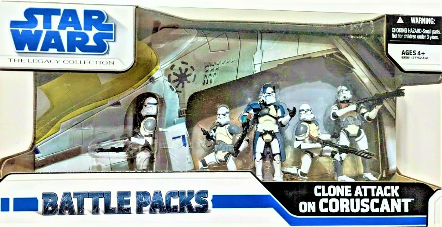 Star Wars Legacy Collection Battle Pack Clone Attack on Coruscant