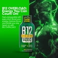 thumbnail image 3 of Vitamin Energy B12 Overload Extra Strength Shot, Grape, 12 Pack – 260mg Natural Caffeine, 14,000% DV B12 & Electrolytes, Zero Sugar, 1.93 fl oz, 3 of 6