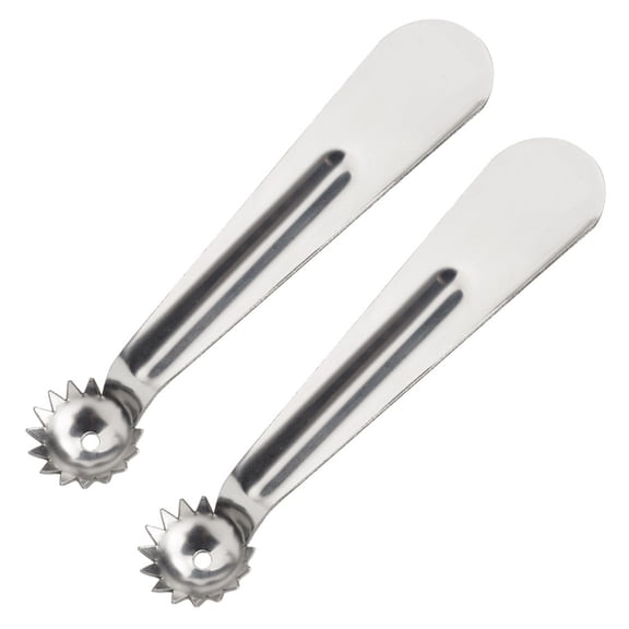 OIUR 2Pcs Stainless Steel Tomato Corer Strawberry Baller Pitter Huller Multi-Function Vegetable Pineapple Eye Fruit Stem Remover Home Kitchen Tools
