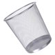 thumbnail image 3 of Bote de basura de hierro de malla con tapa abierta, cesto de basura redondo bien ventilado de gran capacidad para oficina en casa, 3 of 10