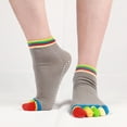 thumbnail image 1 of Split Toe Yoga Socks Breathable Sweat Socks Yoga Non-slip Five-finger Socks, 1 of 6