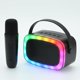 thumbnail image 1 of IQ Sound IQ-908K Mini altavoz Bluetooth Karaoke con micrófono inalámbrico, luces RGB envolventes, cambio de voz divertido en diseño recargable, compacto y portátil, regalo ideal para niños y adultos (, 1 of 5