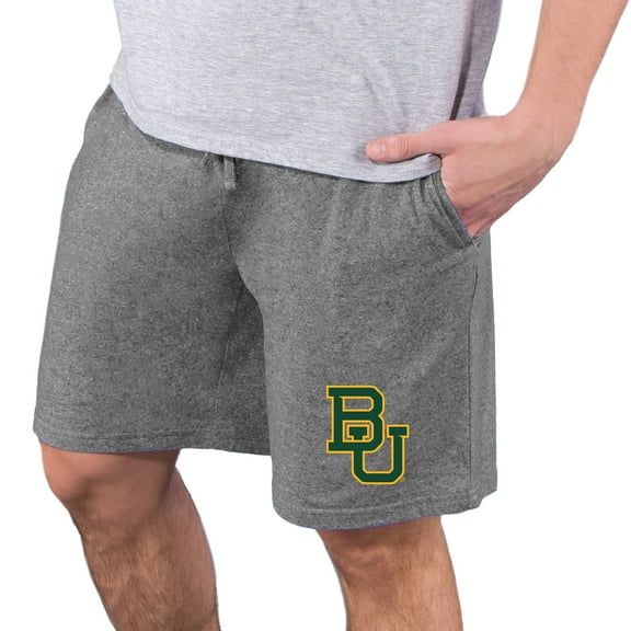 Men's Concepts Sport  Charcoal Baylor Bears Quest Knit Jam Shorts