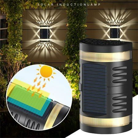 

Solar Lights Outdoor 1Pack Stainless Steel Outdoor Solar Lights LED Landscape Lighting Solar Powered Outdoor Lights Solar Garden Lights For Way Walkway