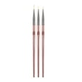 Rose Gold Line Painting Brushes Metal Handle Thin Liner Drawing Pen