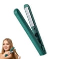 thumbnail image 5 of Joernso Portable USB Hair Straightener Fast Heating Electric Curling Iron Straight Curly Hair Bangs Mini Curling Wand Travel Women Hair Styling Tool, 5 of 8