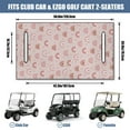 thumbnail image 3 of 51" x 31" Golf Cart Front Bench Seat Towel, Universal Microfiber Cover for EZGO, Club Car Onward, 3 of 8
