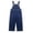 Blue, variant on UACY Kids Girls Denim Overalls, Classic Button Bib with Set-Length Straps Straight Leg Loose Fit Jumpsuit Casual Workwear (Blue, 8-9 Years)