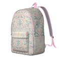 thumbnail image 2 of Unisex Boho Print Backpack, Bohemian Vintage Zipper Bag with Front Pocket, Durable Rucksack for School College Work Travel, Excellent Gift Idea, 2 of 5