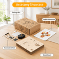 3d Puzzles For Adults-wooden Phoniex Clock Puzzle Diy Model Kit ...